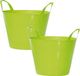 Prosperplast Seau flexible - 2x - 30 litres - Vert