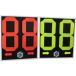 Sodex Sport panneau double face pour le changement de joueurs