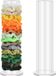 LTPRTZ Wan GmbH Acryl Scrunchie Houder voor Haarelastieken - Transparante Opbergstandaard voor Scrunchies - Verticale Organizer 24.5cm