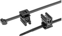 HellermannTyton 156-00948 T50ROSEC4A-PA66W-BK Kabelbinder met clip