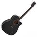 Gear4music Dreadnought Cutaway Elektro-akoestische Gitaar, Zwart