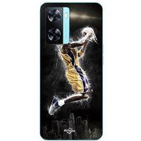 Maniacase Etui Oppo A57s 4G basketbal Kobe Bean Bryant 24 Black Mamba