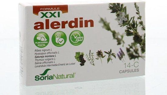 Soria Natural Alerdin 14-C Capsules - 30mg - 1 stuk(s)