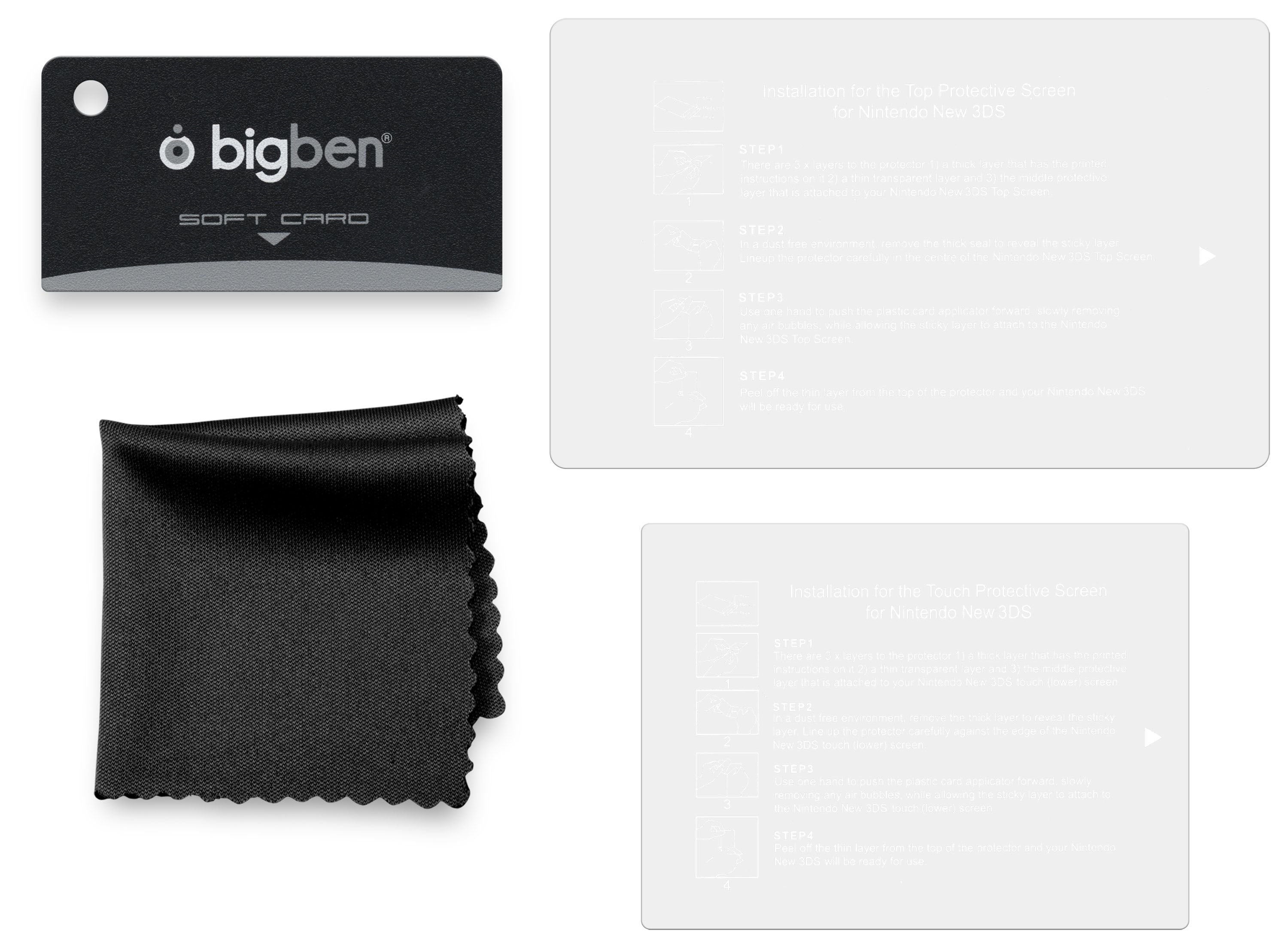 Bigben Screen Protector for New 3DS - Transparent