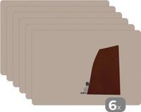 KitchenYeah Placemat - Pastel - Abstract - Retro - 45x30 cm - 6 stuks