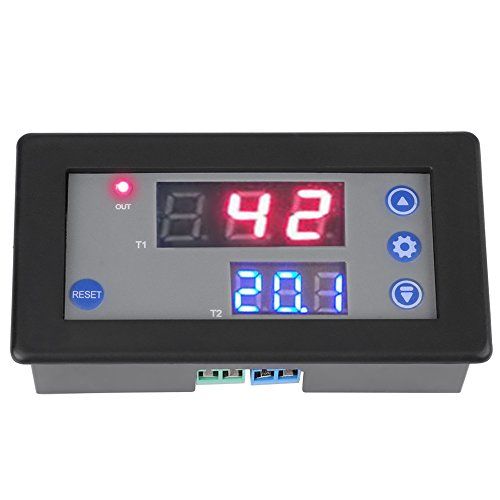 YWBL-WH DC 12 V digitale cyclus, multifunctionele timer, vertragingsrelais, module, timerbediening, met dubbel led-display