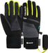 Reusch Travis GORE-TEX Junior Vingerhandschoenen Zwart-Geel Maat 5