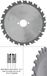 Spero lame de scie TCT bois 140mm 24 dents avec alésage 20mm