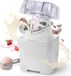 Holland Connections machine à glace - machine à crème glacée - machine à glace molle pour la maison - 540 W - 1,5 L - blanc