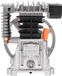 Tête de compresseur - Pompe à piston 2 cylindres - 170 litres par minute, 8 bar - Avec poulie - 28×26,5×31 cm - Gris