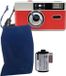 Merkloos Analoge Camera Rood