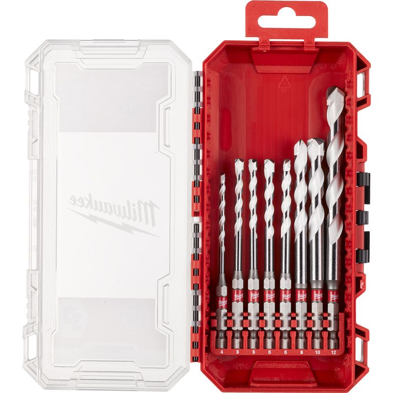 Milwaukee SHOCKWAVE™ Multi-Material Drill Bit Set - 8 Piece