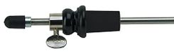 GEWA 413639 Cellostachel standaard, stekel voor cello, conus 25/27 mm, metalen buisstaaf Ø 10 mm, lengte 52 cm, ebbenhouten lamp