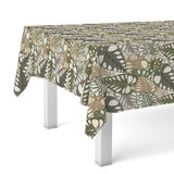Martina Home Tafelkleed, tafelzeil, groen, 300 x 140 cm