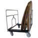 Fimm Chariot de transport pour table pliante ronde charge maximale de 300 kg