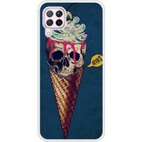 P40 Lite Ice cream skull blue bedrukt siliconen hoesje