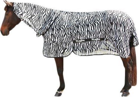 Vliegendeken Paard Zebraprint 175 cm - 1200D - 4 Seizoenen