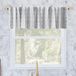 Archaeo Cassidy Slub Textuur Streep Katoen Cafe Gordijn Valance, 52 "x 14" Keuken, Zwart/Wit