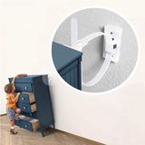 FIBOUND Shenzhen Haorui Industrial Technology Co., Ltd. Anti-kantelbeveiliging voor planken, dressoirs en kasten, set van 12
