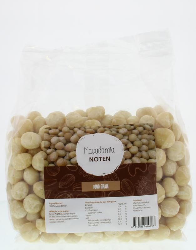 Mijnnatuurwinkel Macadamia noten 1000 G