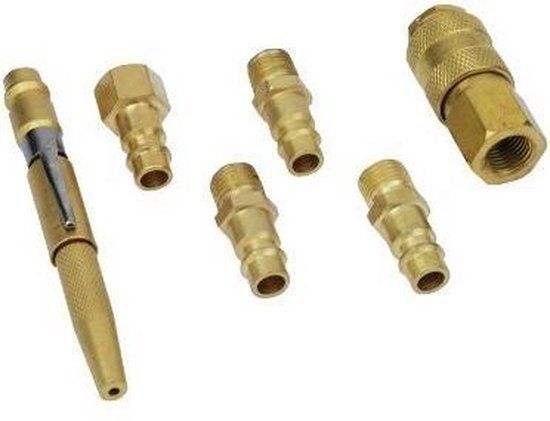 Brüder Mannesmann Snelkoppelingenset 6 dlg (Hobby)