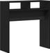 vidaXL Wandtafel Zwart Eiken 78 x 30 x 80 cm Bewerkt hout