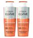 L'Oréal Paris Elseve Fiber Booster Shampoo tegen haaruitval, 2 x 200 ml | Sulfaatvrij, Kracht & Groei Complex, Versterking Bulb Anker, Stimuleert Groei, Gemengde Mannen Vrouwen