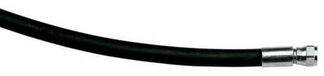Best Divers Standard Pressure Gauge 7/16 Slang Zwart 100 cm