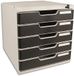 Exacompta Modulo A4 Ladebox met 5 afsluitbare laden
