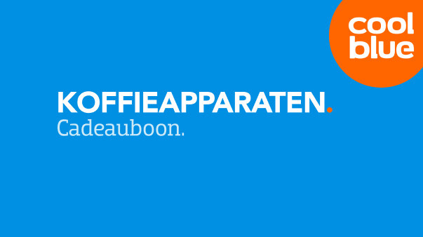 Coolblue Koffieapparaat cadeaubon van 10 euro