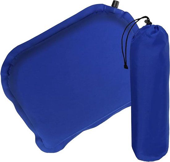 ALPIDEX Zelfopblazend campingzitkussen 40 x 30 x 3,8 cm Stadion thermisch kussen Isolerend buitenzitkussen Ultralicht
