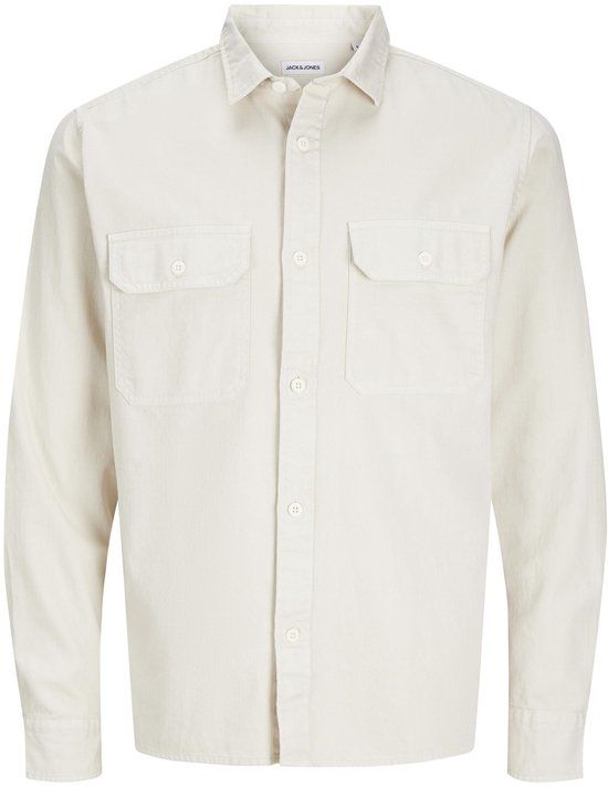 Jack & Jones Denim overhemd Comfort Fit Lange mouw Biologisch katoen Moonbeam M