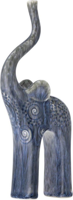 Bloomingville Longuro ornament blauw 23cm