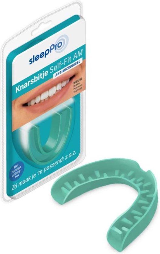 Sleeppro Knarsbitje Self-Fit Anti Micro - Groen - One size