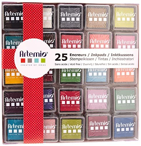 Artemio 10005112 Set van 25 inkt, meerkleurig