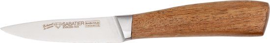 Diamant Sabatier Babiole Officemes - 9cm - Acacia Hout - RVS