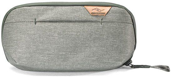 Peak Design Wash Pouch Small - Sage - Toilettas - 1 Liter - Groen - Canvas