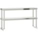 Inox Werktafel Verhoging 2-laags 110x30x65 cm