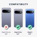 kwmobile back cover voor smartphone - geschikt voor Google Pixel 11 / Pixel 11 Pro - 1x beschermhoesje van kunststof - In zwart