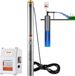 Pompe submersible pour puits profonds, 1500W, 9,8 m³/h, 108m, Inox, IP68