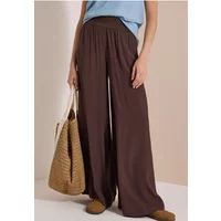 cecil Broek met High Waist en Wide Leg pijpen in een Loose Fit pasvorm