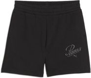 Puma Ess Script 5'' Kurze Sporthose Schwarz S Damen