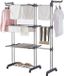 Homewell - Tour à linge extensible avec roulettes