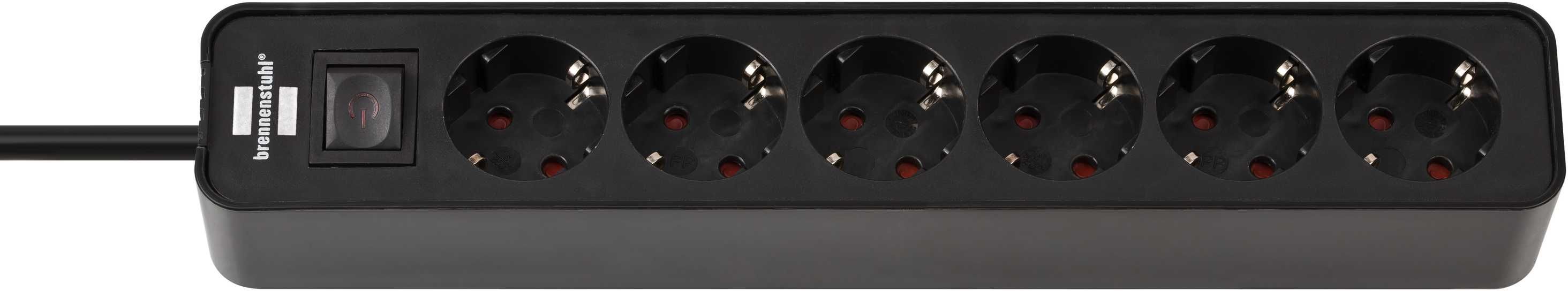 Brennenstuhl Stekkerdoos - 1,5 m - Zwart