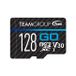 Team Group MicroSDHC 128GB Class 3 avec adaptateur SD Noir