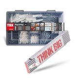 TOX Assortimentskoffer Plug & Play 320-delig + THINK BIG Duimstok 3m Set