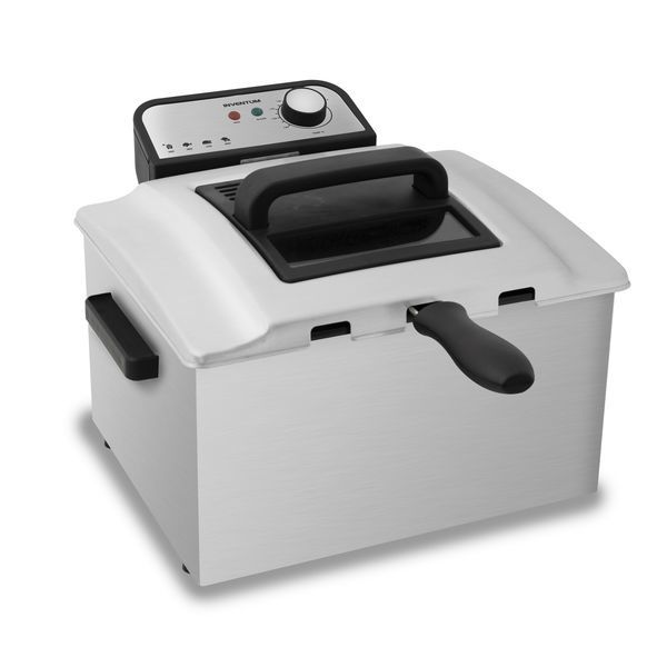 Inventum GF750S - Dubbele Frituurpan - 5L - 3000W - RVS