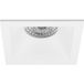 BES LED Spot Armatuur GU10 - Pragmi Pollon Pro - Spot encastré - Carré - Blanc - Aluminium - Encastré - 82mm