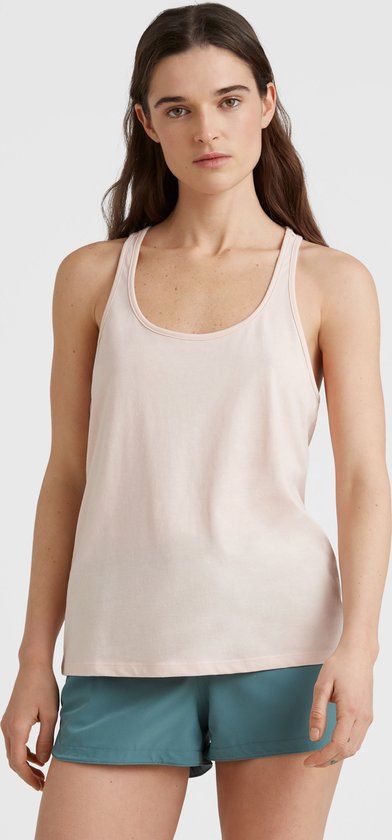 O'Neill Essentials Racer Back Tank Top - Peach Whip - Women's L