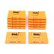 Sticky Neon Orange 75 x 127 mm Conf. 12 stuks